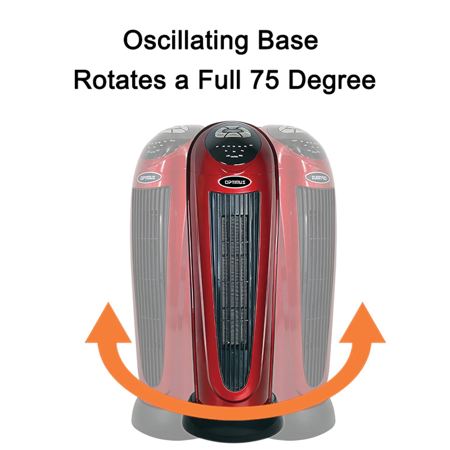 Optimus H-7328 Portable Electric 22 Inch Oscillating Tower Ceramic Space  Heater - Walmart.com