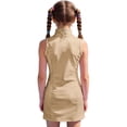 thumbnail image 5 of Kiijoy Girls Sleeveless Tennis Golf Dress Solid Stand-Up Collar A Line Dress, Sizes 4-15, 5 of 5