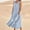 🔥 Blue, variant on Sentmoon Womens Sun Dress Crew Neck Sleeveless Summer Dresses for Women 2026 with Print Relaxed Fit Linen Dresses for Women 2026 Active Vacation Essentials for Women