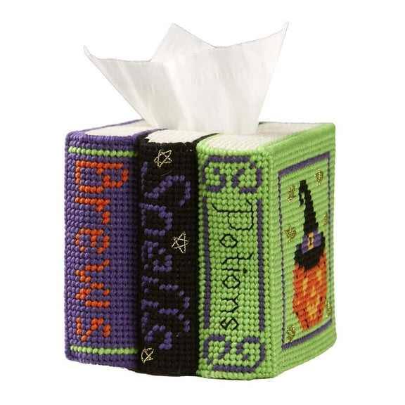 Herrschners® Spellbound Tissue Box Plastic Canvas Kit