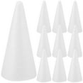 thumbnail image 1 of Miangastore Polystyrene Tree Cone White 10Pcs 6.1X2.6X2.6In, 1 of 8