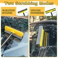 thumbnail image 5 of NEWE Window Squeegee with Extension Pole 54.5 inches, Short Handle Included, Yellow, 5 of 7