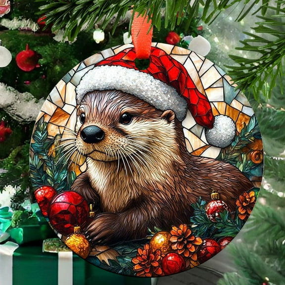 Otter 11 Christmas Ornament, Holiday Tree Ornament, Gift for Mom, Love Day Home Decor, Festival Gift Ornament, Keepsake 2025
