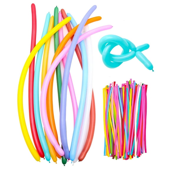 BESTSKY 100Pcs Long Balloons Twisting Balloons Wedding Party Balloons Cartoon Twisting Balloons