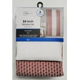 thumbnail image 5 of Mainstays 4 Piece Wave Jacquard Curtain Panel Set, Red, 27.5" W x 84" L, 5 of 6