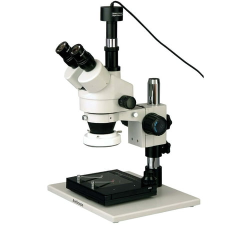 AmScope 3.5X-90X Inspection Zoom Microscope with 9MP Digital Camera New