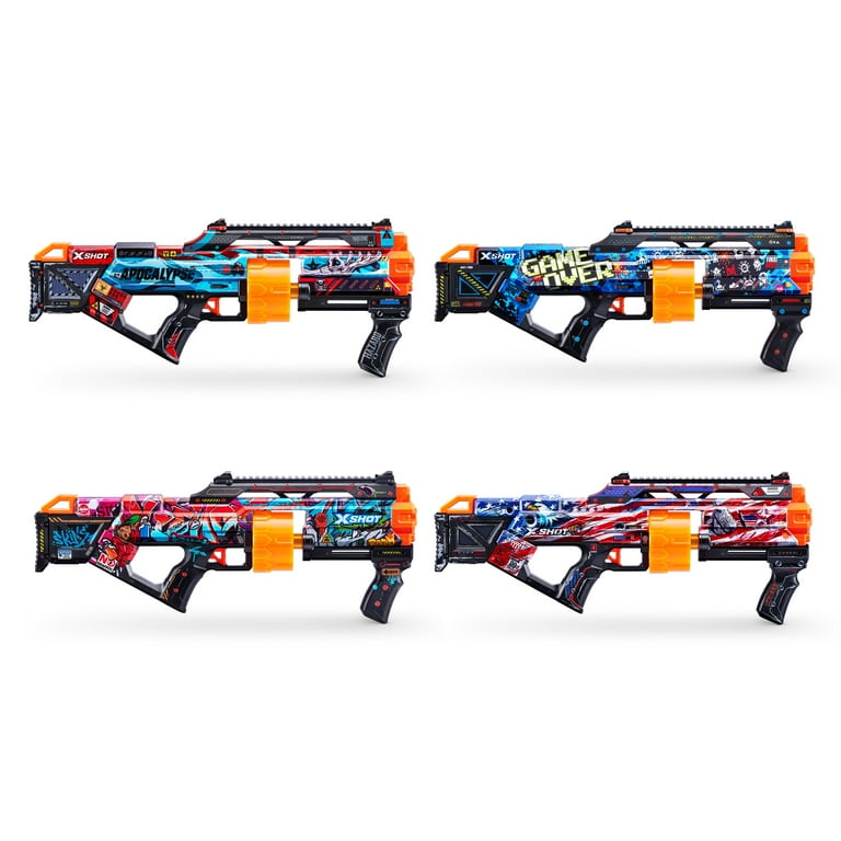 XSHOT Skins Last Stand Dart Blaster - Game Over (16 Darts XSHOT Skins Last Stand Dart Blaster - Game Over (16 Darts