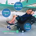 thumbnail image 3 of Asiento de viaje para niños, la veliz original y pentada para niños pequeños, portabebés para equipaje de mano, viaje familiar en el aeropuerto hecho fácil (veliz no incluida), 3 of 5