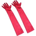 thumbnail image 4 of 2 pares de guantes largos de ópera de noche de los años 20, guantes de satén elásticos para el codo, guantes de estilo de los años 20 para fiesta de graduación de boda nupcial para mujer, 4 of 4
