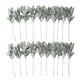 thumbnail image 2 of 20 Piezas de Hojas de Oreja de Cordero Flocadas Artificiales Dusty Tallos de Hojas de Roble Flocado Hoja, 2 of 5