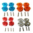 thumbnail image 2 of Adaptador de rueda de montaje hexagonal Tholdsy 4 Uds 1/10 para WLtoys K949 10428 RC Rojo, 2 of 6