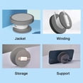 thumbnail image 3 of Yuarrent Estuche organizador de cables de silicona Compatible con el inalámbrico Soporte Cable Winder Almacenamiento y organización del hogar Yuarrent HA035267-00, 3 of 6