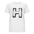 thumbnail image 5 of Wyobums Mens Workout T Shirt Casual Letter Print Crew Tee Running Gym Short Sleeve Blouses Shirts Tops M-3X D-White, 5 of 5