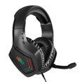 thumbnail image 2 of Audífonos Gamer Basher BASH-4208 Ajustable con Luz LED Negro, 2 of 5