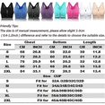 thumbnail image 5 of Women 5 Pack Zip Front And Removable Pads Tank Top Racerback Sports Bra, 5 Pack(purple+red+green+gray+blue), 5 of 5