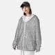 thumbnail image 3 of Fotbe GlitterSilver Chaqueta con Protección Solar UPF 50+ para Hombre y Mujer, Camisa con Capucha y Bolsillos-Medium, 3 of 7