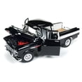 thumbnail image 2 of 1:18 AUTOworld AMM1145 1957 Chevy Cameo Pickup Truck (100th Anniversary) Onyx Black, 2 of 4
