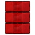 thumbnail image 1 of Phenofice 3 Pcs Réflecteurs de Vélo Compacts Rouges pour Vélos Adultes Panneaux d'Avertissement pour Sécurité Nocturne, 1 of 6