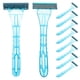 thumbnail image 1 of 20 maquinillas de afeitar desechables de acero inoxidable para hombres y mujeres, cómodas y multiusos, 1 of 7