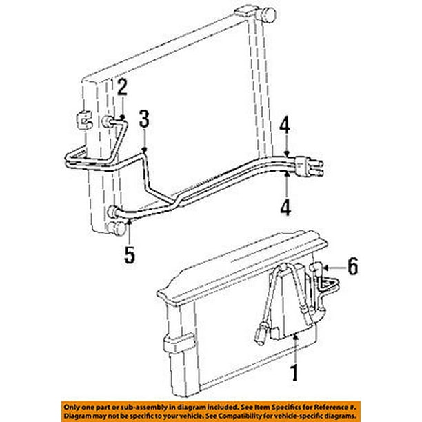 Jeep CHRYSLER OEM Grand Cherokee Transmission Oil Cooler-Hose ...