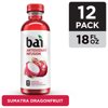 Bai Gluten-Free, Sumatra Dragonfruit, Antioxidant Infused Drink, 18 Fl Oz, 12 Pack Bottles