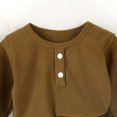 thumbnail image 4 of OJSFQUFP Boys Girs Thermal Underwear Set Soft Winter Thermal Top and Bottom Long Cotton Base Layer, 4 of 4