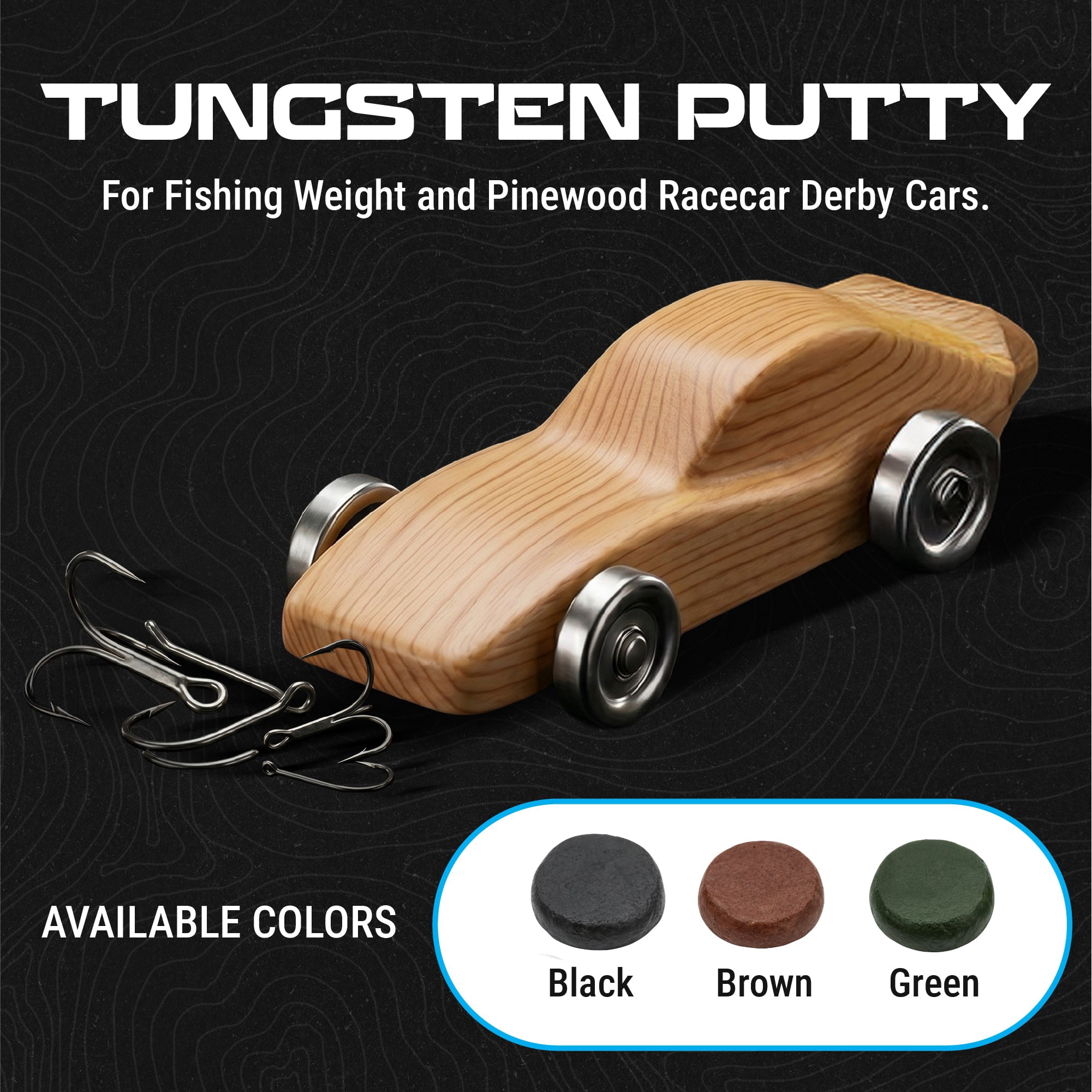 Reaction Tackle Tungsten Putty - 2oz / 60g - Black