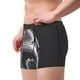 thumbnail image 2 of Fotbe Black And White Shark Calzoncillos Tipo Boxer con Bolsa de Soporte Total para Hombre, X-Temp Fresco, Transpirable y de Secado Rápido-Large, 2 of 5