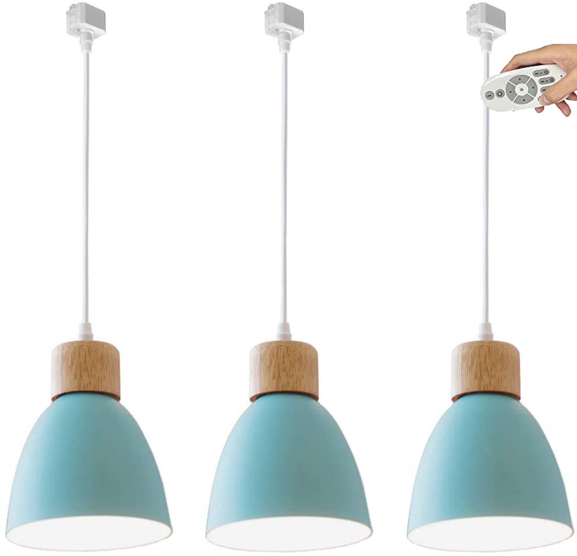 FSLiving Remote Control Pendant Light HType Track Pendant Light