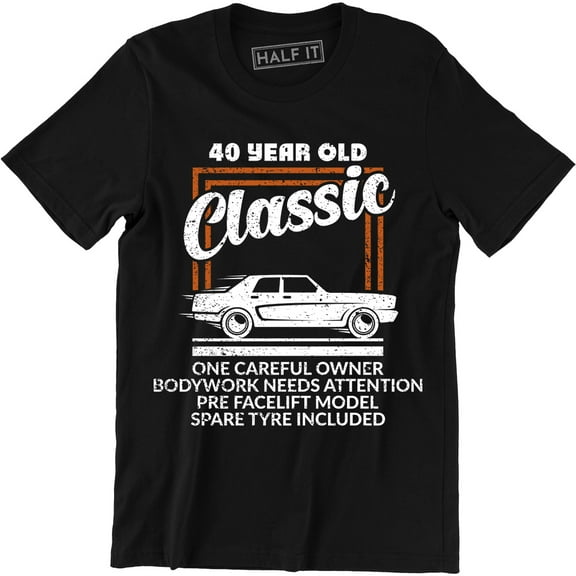 40th Birthday Classic Gift Retro 40 Year Old 1978 Men's Tee Shirt