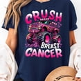 thumbnail image 3 of Crush Breast Cancer Monster Truck Girls Boys Pink Awareness Unisex T-Shirt, Sizes S-5XL, Gategoo, 3 of 5