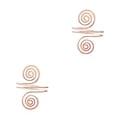 thumbnail image 2 of Brazalete de Metal Minnieouse estilo Punk Oro rosa 2Conjunto, 2 of 6