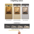 thumbnail image 4 of Lampe Murale Télécommandée, Lampe LED Sans Fil, Batterie rechargeable, Luminosité 300 Lumens, Réglable, pour Fresque et Cible de Fléchettes avec Corps en Métal, 4 of 5