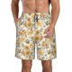 thumbnail image 1 of Fotbe Hippie Bee Honeycomb Trajes de Baño Estampados para Hombre, Shorts de Verano de Secado Rápido, Ropa de Playa, Bañadores-XX-Large, 1 of 6