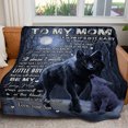 thumbnail image 2 of Blanket Gift Ideas For Mom, My Loving Wolf Mom, 2 of 5