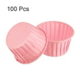 thumbnail image 3 of 100pcs 3.5oz Moldes para Magdalenas de Papel de Tamaño Estándar Envoltorios Antiadherentes Desechables para Tartas Bodas Cumpleaños Navidad Rosa, 3 of 6