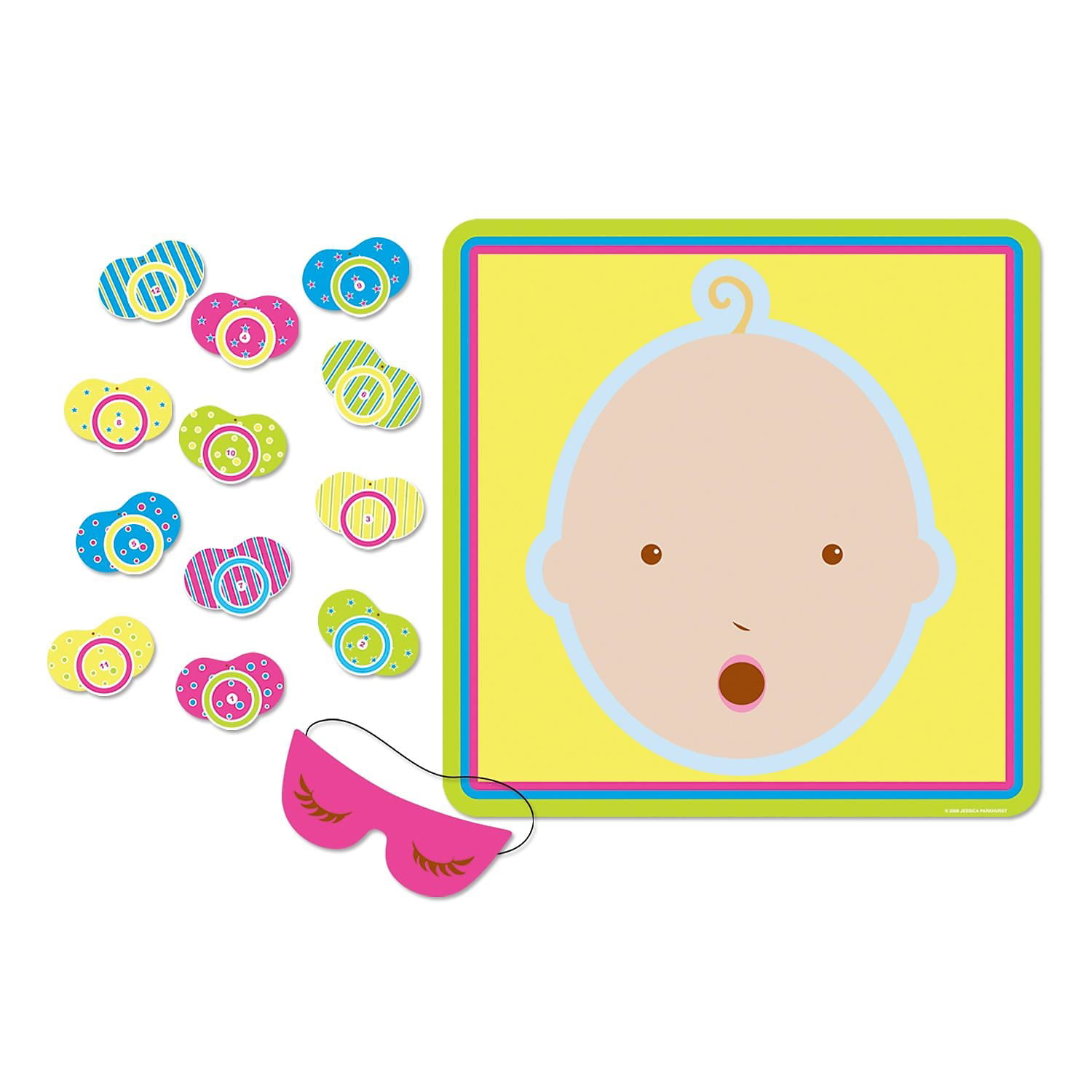 Baby shower games 4 games don't say baby my water broke pin paci on baby and how 