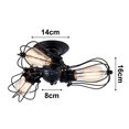 thumbnail image 5 of Semi-Flush Mount Rustic Lamp, Vintage Ceiling Light Industrial Style for Study Bedroom Country House, 5 of 5