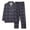 Black, variant on Oalirro Womens Pajamas Set Casual Long Sleeve Top with Long Pants Homewear Top and Long Pants Loungewear Navy,L