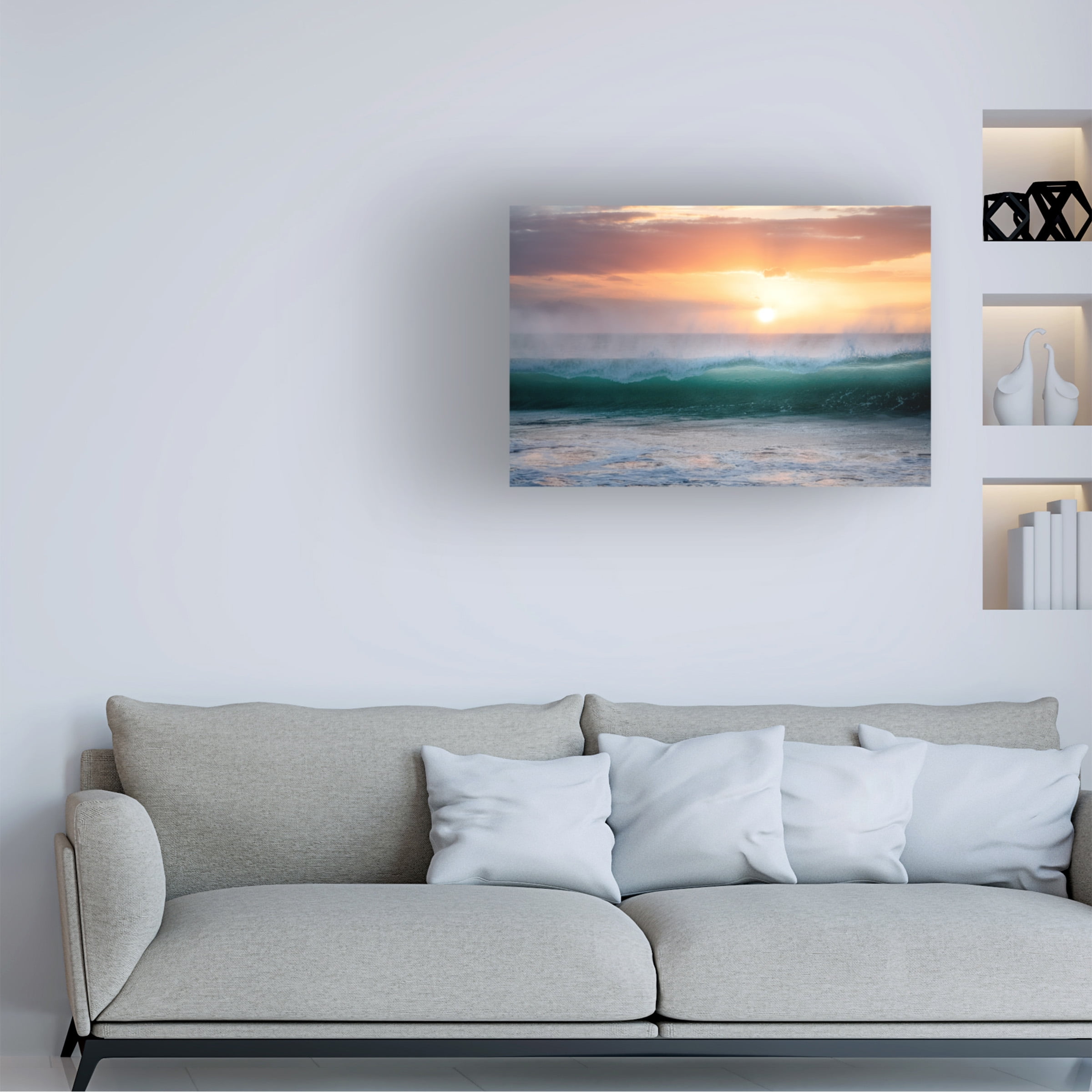 Dennis Frates 'Waves 11' Canvas Art
