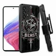 thumbnail image 1 of ANJ+ Rugged Shockproof Hoster Case w/Card Slot, Kickstand + Tempered Glass Cover for Samsung Galaxy A33 5G - The Beast, 1 of 5