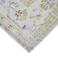 thumbnail image 5 of HomeRoots 532024 8 x 10 ft. Blue Floral Power Loom Rectangle Area Rug, 5 of 5