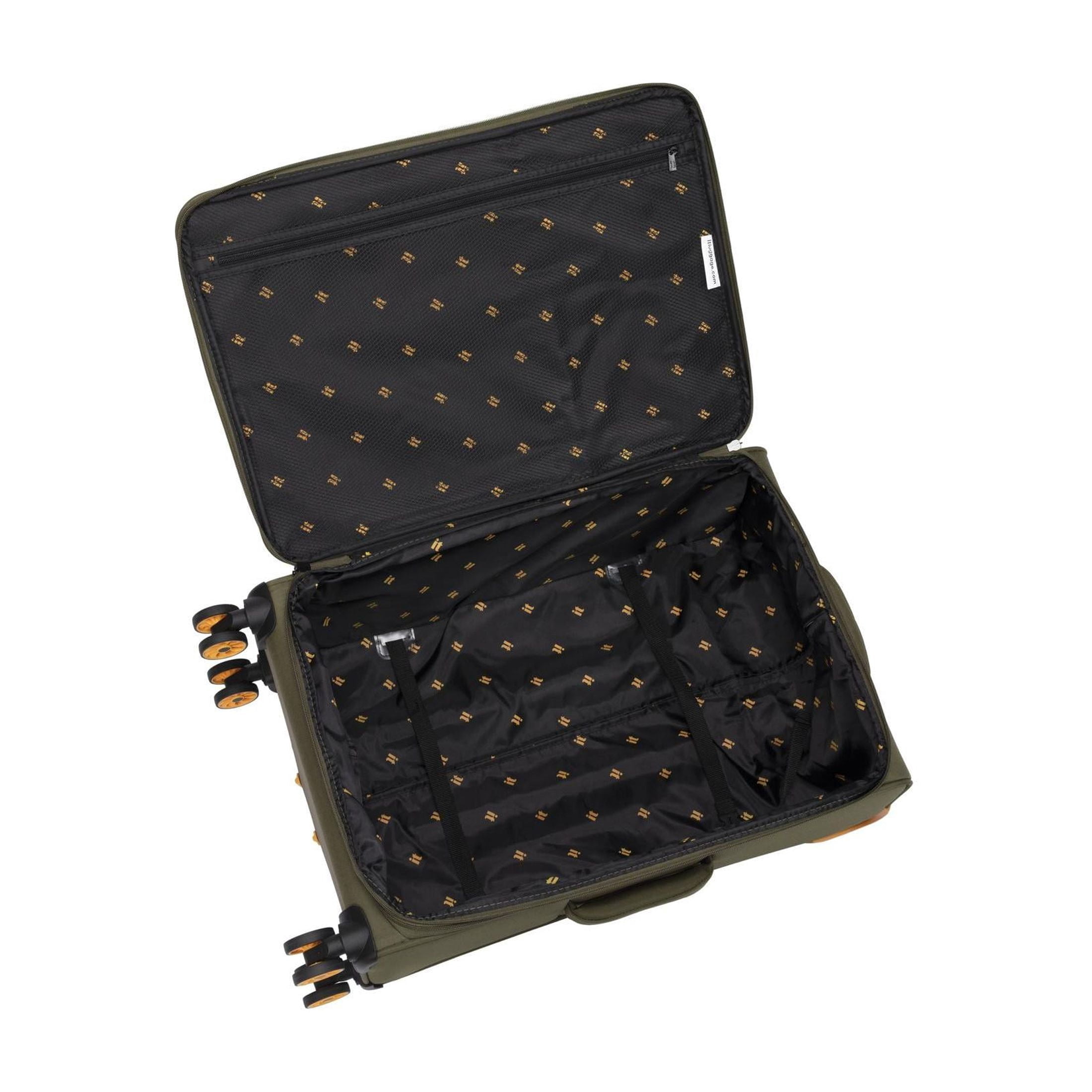 it luggage Compartment 32" Checked Softside 8 Wheel Expandable Spinner, Dark Olive