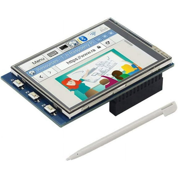 Treedix 2.8 inch TFT LCD Display SPI Interface TFT Resistance Touch Screen Color Screen with Touch Pan Compatible with Raspberry Pi 4B /3B 
