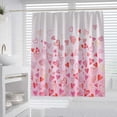 thumbnail image 6 of 72" x 72" Red Heart Shower Curtain for Happy Valentine''s Day Mother''s Day Sweet Love Pink Bathroom Set Couple Decoration Decor with 12 Hooks, 6 of 6