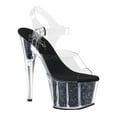 thumbnail image 2 of Women's Pleaser Adore 708CG Ankle Strap Sandal, 2 of 5