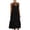 Black, variant on Tqcoqu Womens Backless Cami Dress Spaghetti Strap Sleeveless Flowy Linen Maxi Dress Summer Beach Vacation Sundress,Army Green,Women's S-XXL