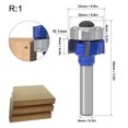 thumbnail image 4 of Round Router Bit, Milling CutterRouter Bit, 4-Tooth Round Edging Milling Cutter 8mm / 0.3in Router Bit for Electric Trimmers Engraving Machines, 4 of 7