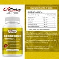 thumbnail image 2 of Alliwise Berberine HCL 1000mg with Organic Ceylon Cinnamon, Metabolic & Immune Support, 120 Capsules, 2 of 6