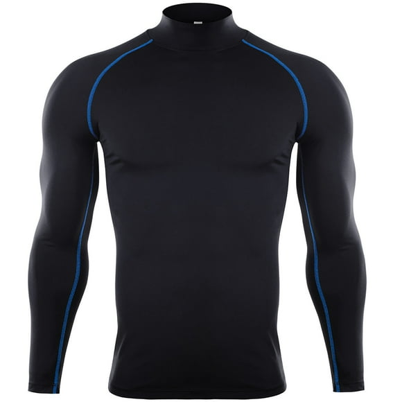 Men Athletic Top,Men's High Elastic Compression Men Workout Top Men Compression Shirts Innovative Solution